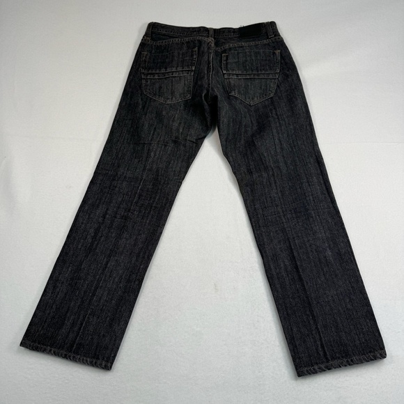 Structure Jeans Mens Size 32X30 Gray Black Slim Straight Leg - Picture 4 of 13